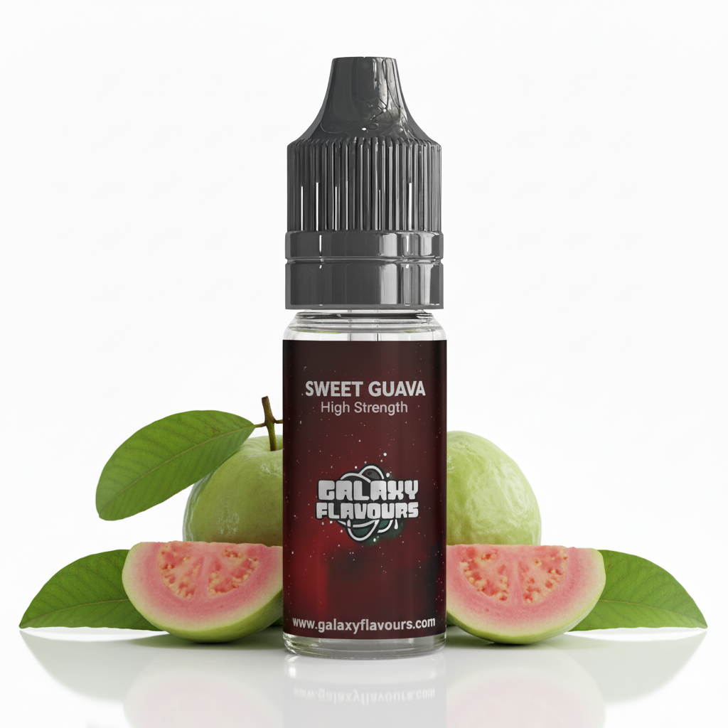 Galaxy Flavours Sweet Guava Food Flavouring Concentrate 10ml – Professional High Strength, Vegan, Gluten-Free