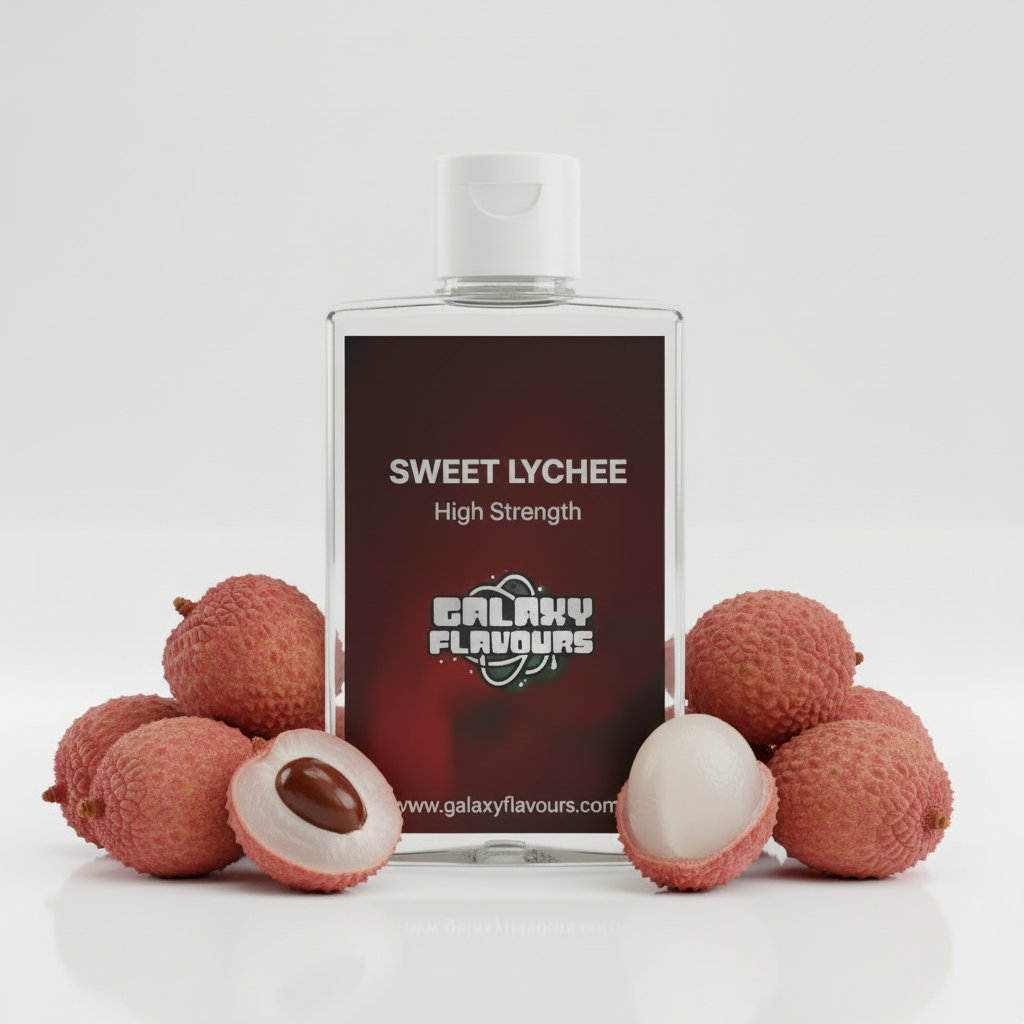 Galaxy Flavours Sweet Lychee Food Flavouring Concentrate – Professional High Strength, Vegan, Gluten-Free