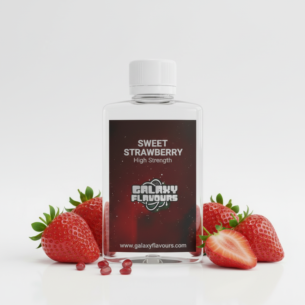 Galaxy Flavours Sweet Strawberry Food Flavouring Concentrate – Professional High Strength, Vegan, Gluten-Free