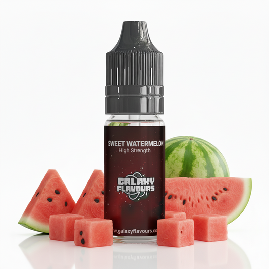 Galaxy Flavours Sweet Watermelon Food Flavouring Concentrate 10ml – Professional High Strength, Vegan, Gluten-Free