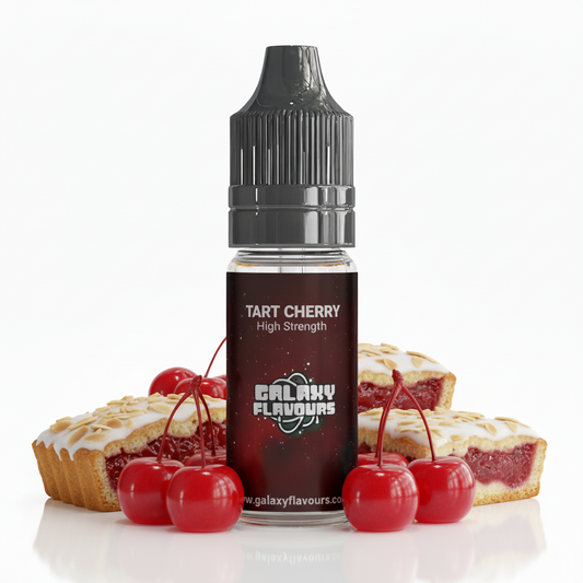 Galaxy Flavours Tart Cherry Food Flavouring Concentrate 10ml – Professional High Strength, Vegan, Gluten-Free