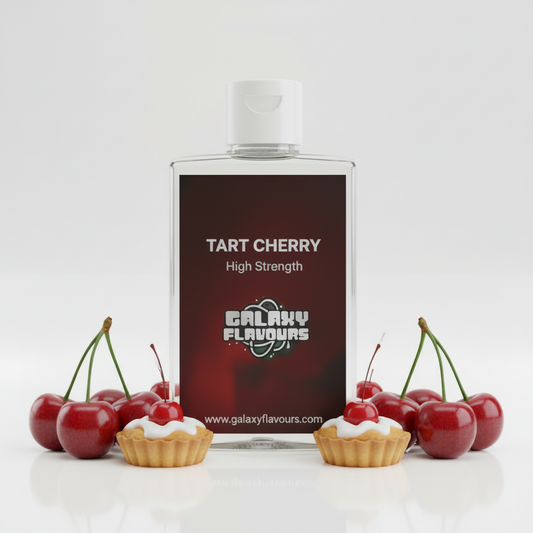 Galaxy Flavours Tart Cherry Food Flavouring Concentrate – Professional High Strength, Vegan, Gluten-Free