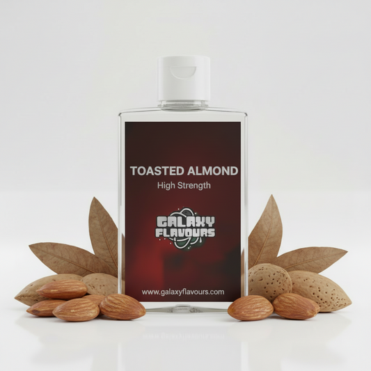 Galaxy Flavours Toasted Almond Food Flavouring Concentrate – Professional High Strength, Vegan, Gluten-Free