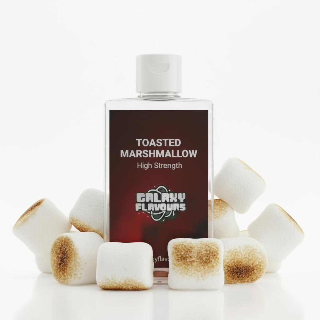 Galaxy Flavours Toasted Marshmallow Food Flavouring Concentrate – Professional High Strength, Vegan, Gluten-Free