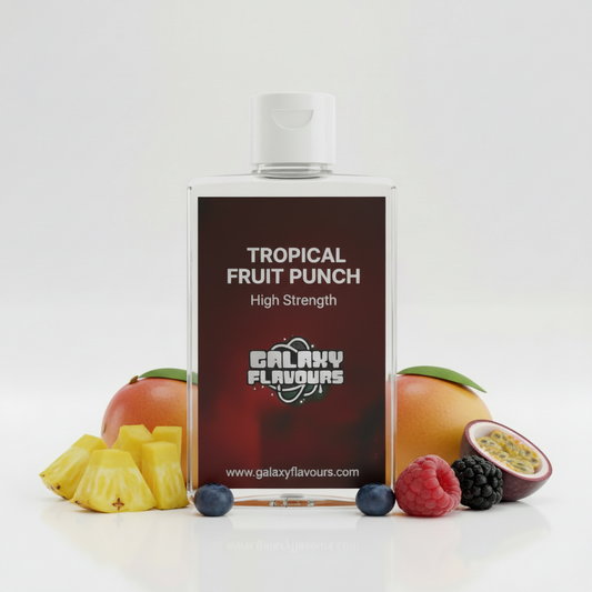 Galaxy Flavours Tropical Fruit Punch Food Flavouring Concentrate – Professional High Strength, Vegan, Gluten-Free