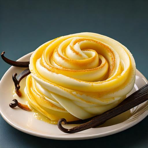 Creamy vanilla swirl used to inspire Galaxy Flavours Vanilla Swirl Food Flavouring Concentrate – Professional Grade, Water-Soluble
