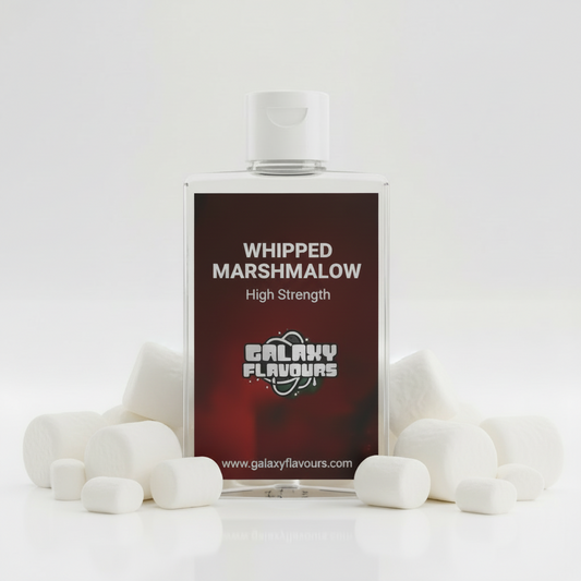 Galaxy Flavours Whipped Marshmallow Food Flavouring Concentrate – Professional High Strength, Vegan, Gluten-Free