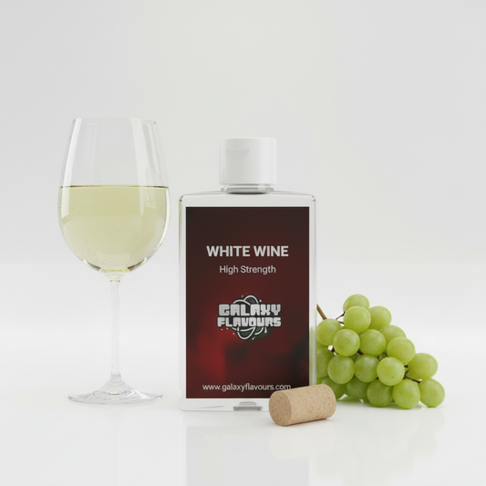 Galaxy Flavours White Wine Food Flavouring Concentrate – Professional High Strength, Vegan, Gluten-Free