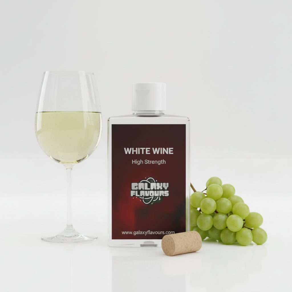 Galaxy Flavours White Wine Food Flavouring Concentrate – Professional High Strength, Vegan, Gluten-Free