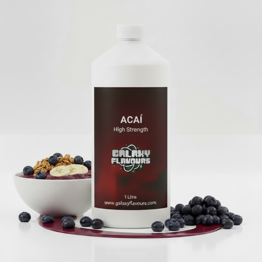Galaxy Flavours Acai Food Flavouring Concentrate – Professional High Strength, Vegan, Gluten-Free