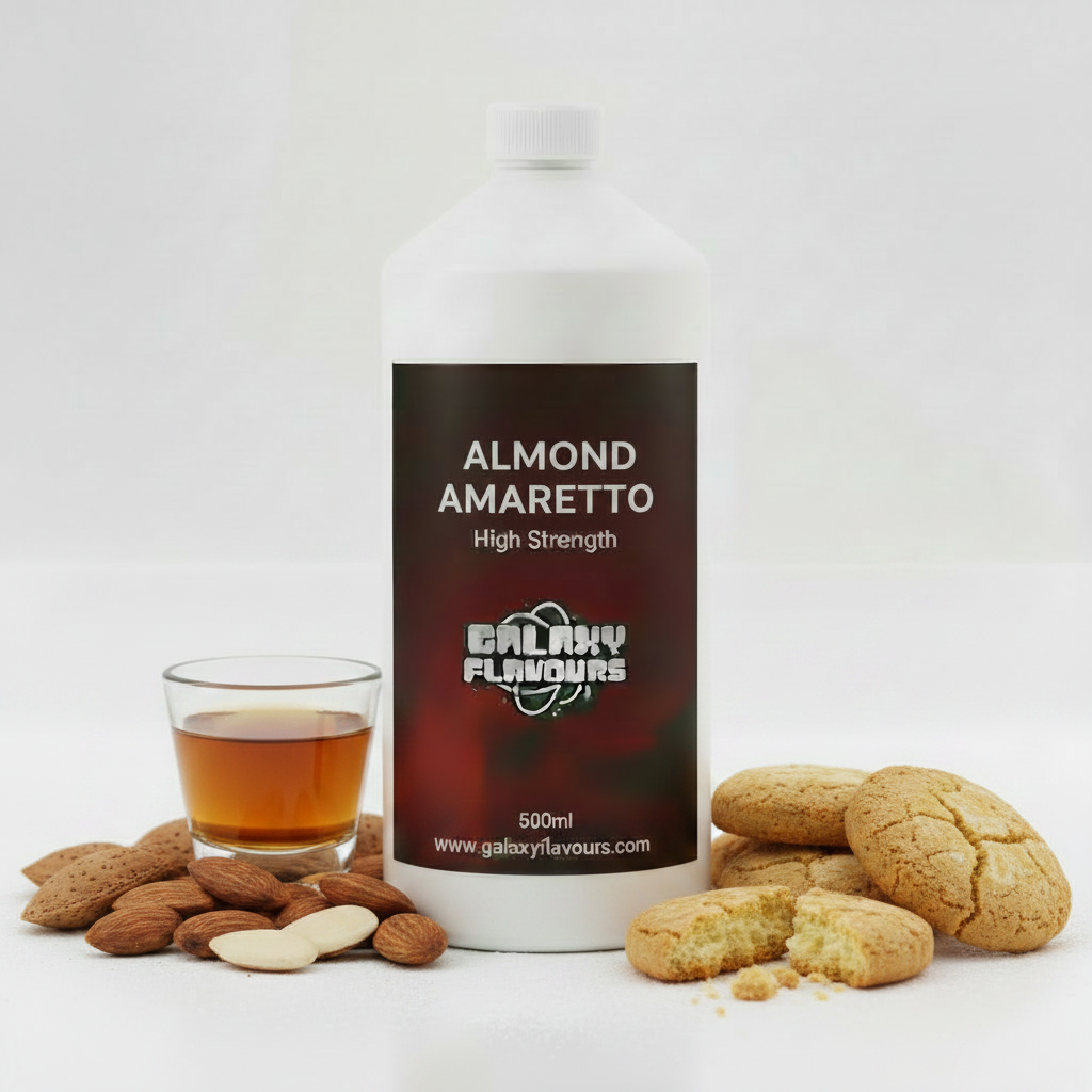 Galaxy Flavours Almond Amaretto Food Flavouring Concentrate – Professional High Strength, Vegan, Gluten-Free