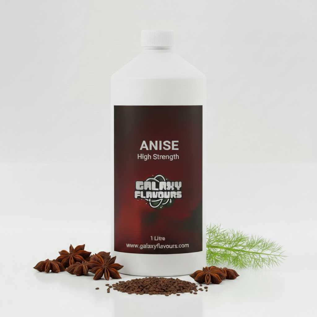 Galaxy Flavours Anise Food Flavouring Concentrate – Professional High Strength, Vegan, Gluten-Free