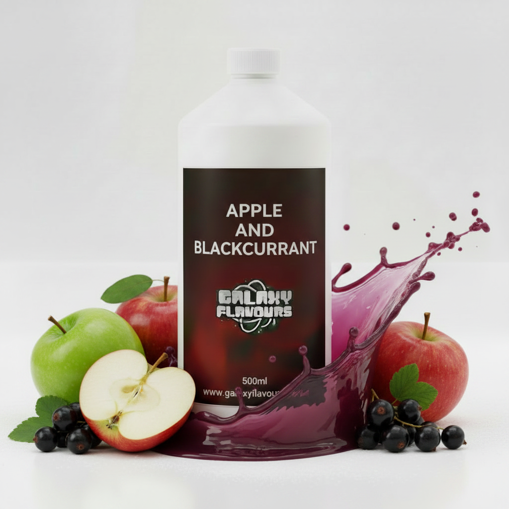 Galaxy Flavours Apple and Blackcurrant Food Flavouring Concentrate – Professional High Strength, Vegan, Gluten-Free