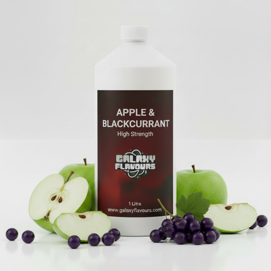 Galaxy Flavours Apple and Blackcurrant Food Flavouring Concentrate – Professional High Strength, Vegan, Gluten-Free