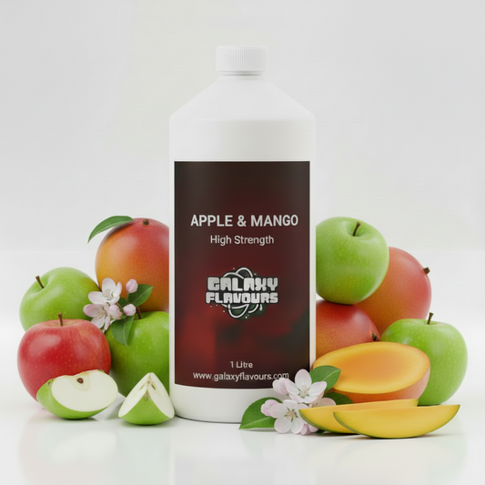 Galaxy Flavours Apple and Mango Food Flavouring Concentrate – Professional High Strength, Vegan, Gluten-Free