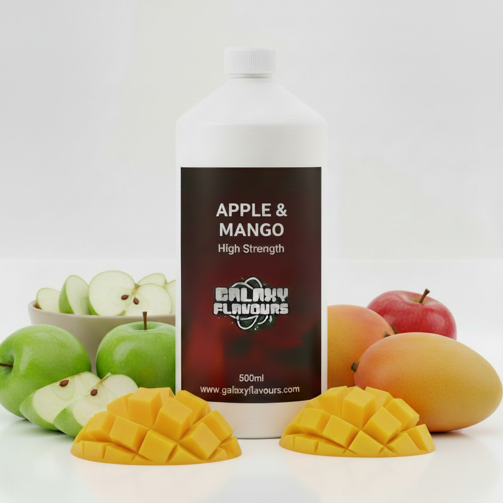 Galaxy Flavours Apple and Mango Food Flavouring Concentrate – Professional High Strength, Vegan, Gluten-Free