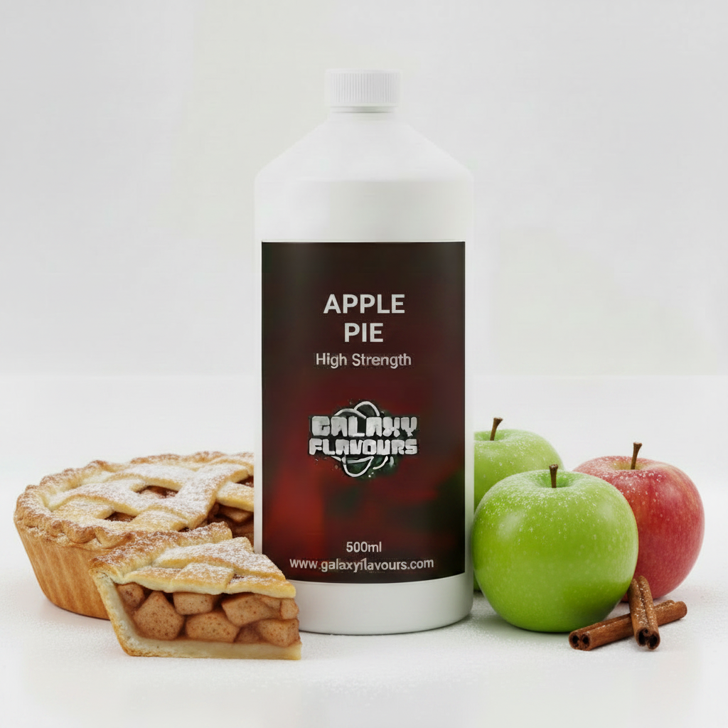 Galaxy Flavours Apple Pie Food Flavouring Concentrate – Professional High Strength, Vegan, Gluten-Free