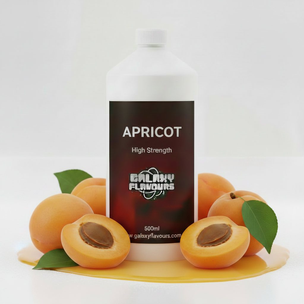 Galaxy Flavours Apricot Food Flavouring Concentrate – Professional High Strength, Vegan, Gluten-Free