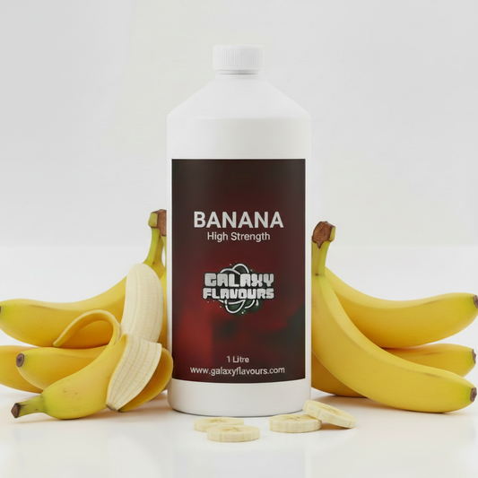 Galaxy Flavours Banana Food Flavouring Concentrate – Professional High Strength, Vegan, Gluten-Free