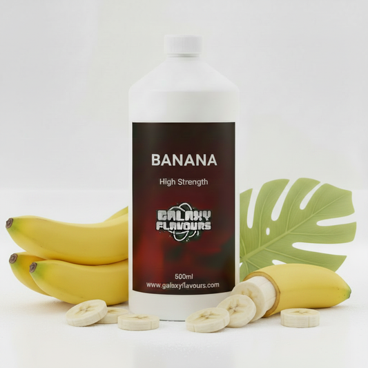Galaxy Flavours Banana Food Flavouring Concentrate – Professional High Strength, Vegan, Gluten-Free