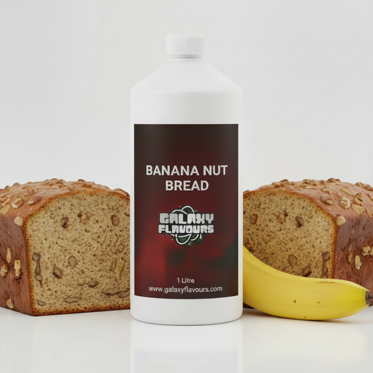 Galaxy Flavours Banana Nut Bread Food Flavouring Concentrate – Professional High Strength, Vegan, Gluten-Free