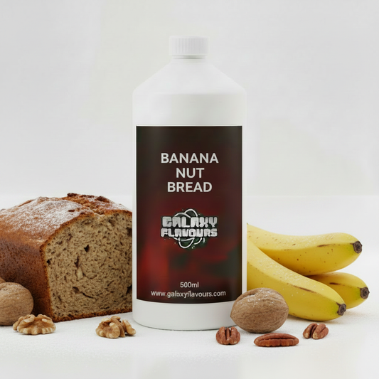Galaxy Flavours Banana Nut Bread Food Flavouring Concentrate – Professional High Strength, Vegan, Gluten-Free