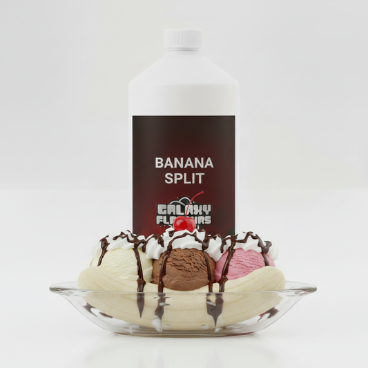 Galaxy Flavours Banana Split Food Flavouring Concentrate – Professional High Strength, Vegan, Gluten-Free