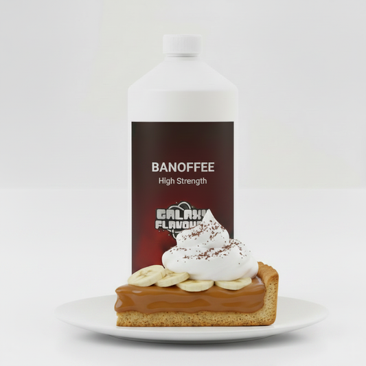 Galaxy Flavours Banoffee Food Flavouring Concentrate – Professional High Strength, Vegan, Gluten-Free