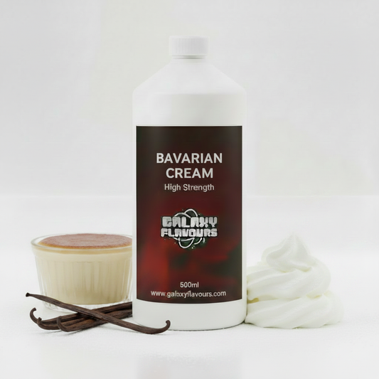 Galaxy Flavours Bavarian Cream Food Flavouring Concentrate – Professional High Strength, Vegan, Gluten-Free