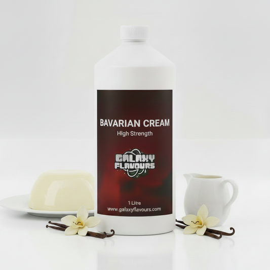 Galaxy Flavours Bavarian Cream Food Flavouring Concentrate – Professional High Strength, Vegan, Gluten-Free