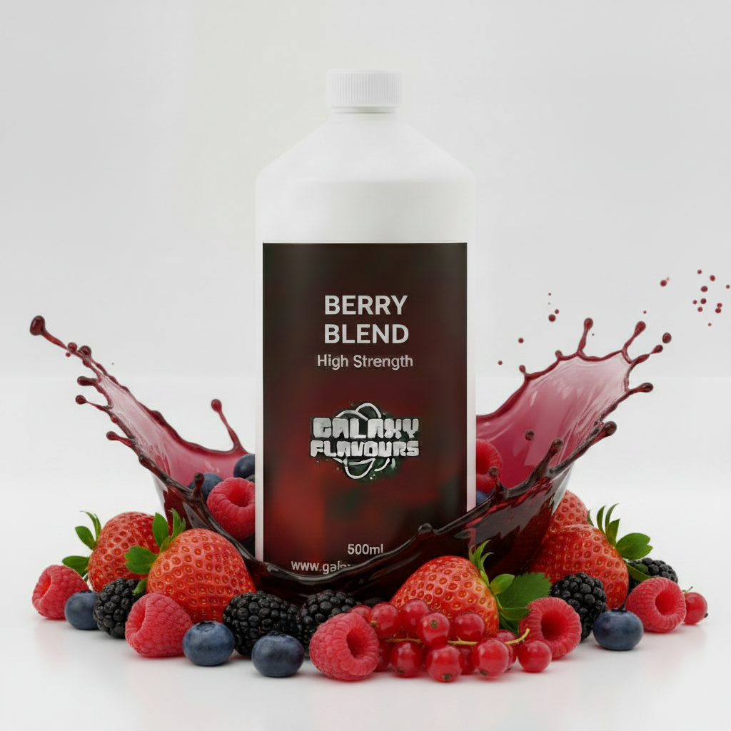 Galaxy Flavours Berry Blend Food Flavouring Concentrate – Professional High Strength, Vegan, Gluten-Free