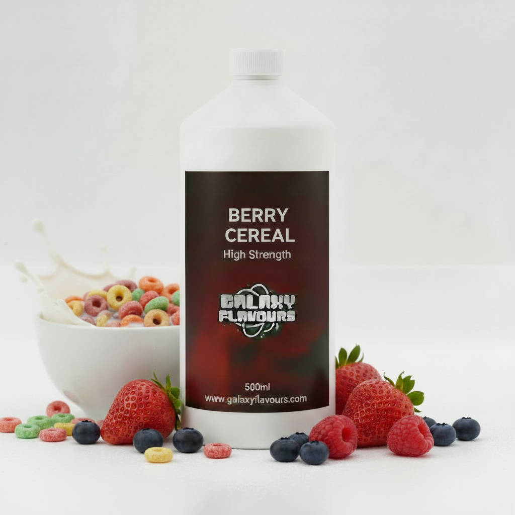 Galaxy Flavours Berry Cereal Food Flavouring Concentrate – Professional High Strength, Vegan, Gluten-Free