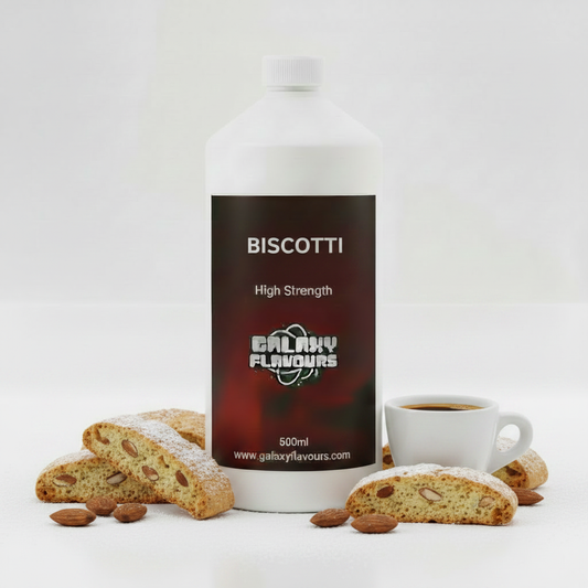 Galaxy Flavours Biscotti Food Flavouring Concentrate – Professional High Strength, Vegan, Gluten-Free