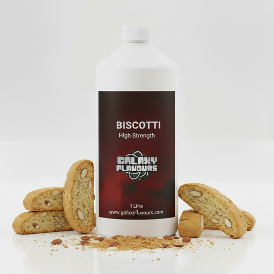 Galaxy Flavours Biscotti Food Flavouring Concentrate – Professional High Strength, Vegan, Gluten-Free