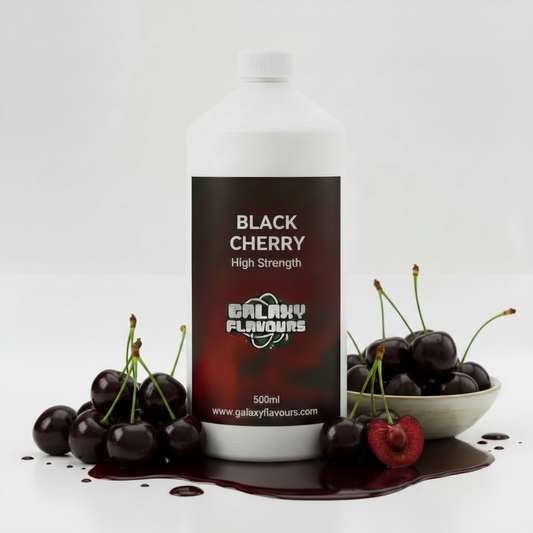 Galaxy Flavours Black Cherry Food Flavouring Concentrate – Professional High Strength, Vegan, Gluten-Free