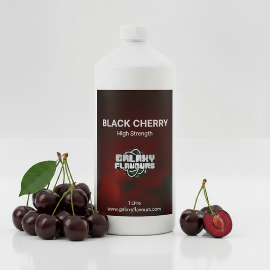 Galaxy Flavours Black Cherry Food Flavouring Concentrate – Professional High Strength, Vegan, Gluten-Free