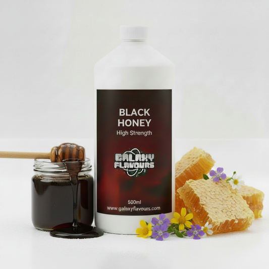 Galaxy Flavours Black Honey Food Flavouring Concentrate – Professional High Strength, Vegan, Gluten-Free