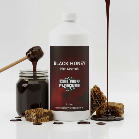 Galaxy Flavours Black Honey Food Flavouring Concentrate – Professional High Strength, Vegan, Gluten-Free