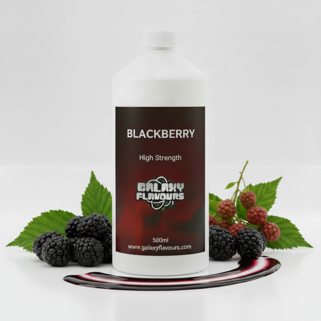 Galaxy Flavours Blackberry Food Flavouring Concentrate – Professional High Strength, Vegan, Gluten-Free