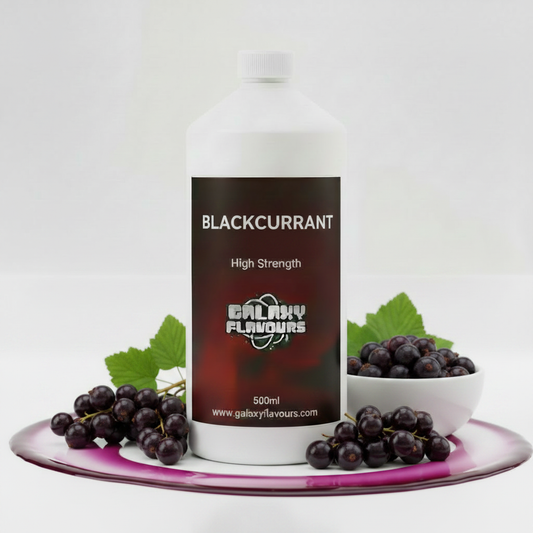 Galaxy Flavours Blackcurrant Food Flavouring Concentrate – Professional High Strength, Vegan, Gluten-Free