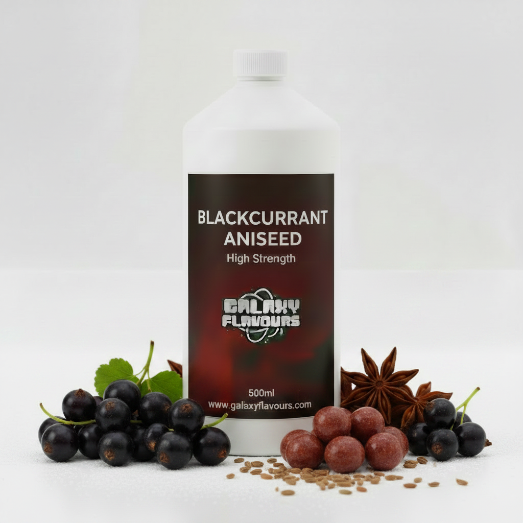 Galaxy Flavours Blackcurrant and Aniseed Food Flavouring Concentrate – Professional High Strength, Vegan, Gluten-Free
