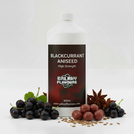 Galaxy Flavours Blackcurrant and Aniseed Food Flavouring Concentrate – Professional High Strength, Vegan, Gluten-Free