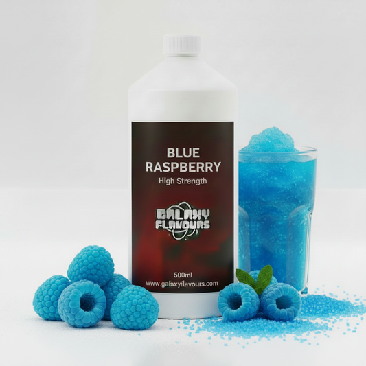 Galaxy Flavours Blue Raspberry Food Flavouring Concentrate – Professional High Strength, Vegan, Gluten-Free