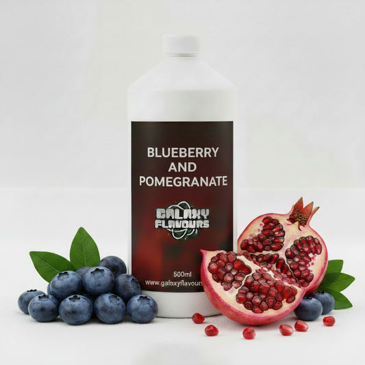 Galaxy Flavours Blueberry and Pomegranate Food Flavouring Concentrate – Professional High Strength, Vegan, Gluten-Free