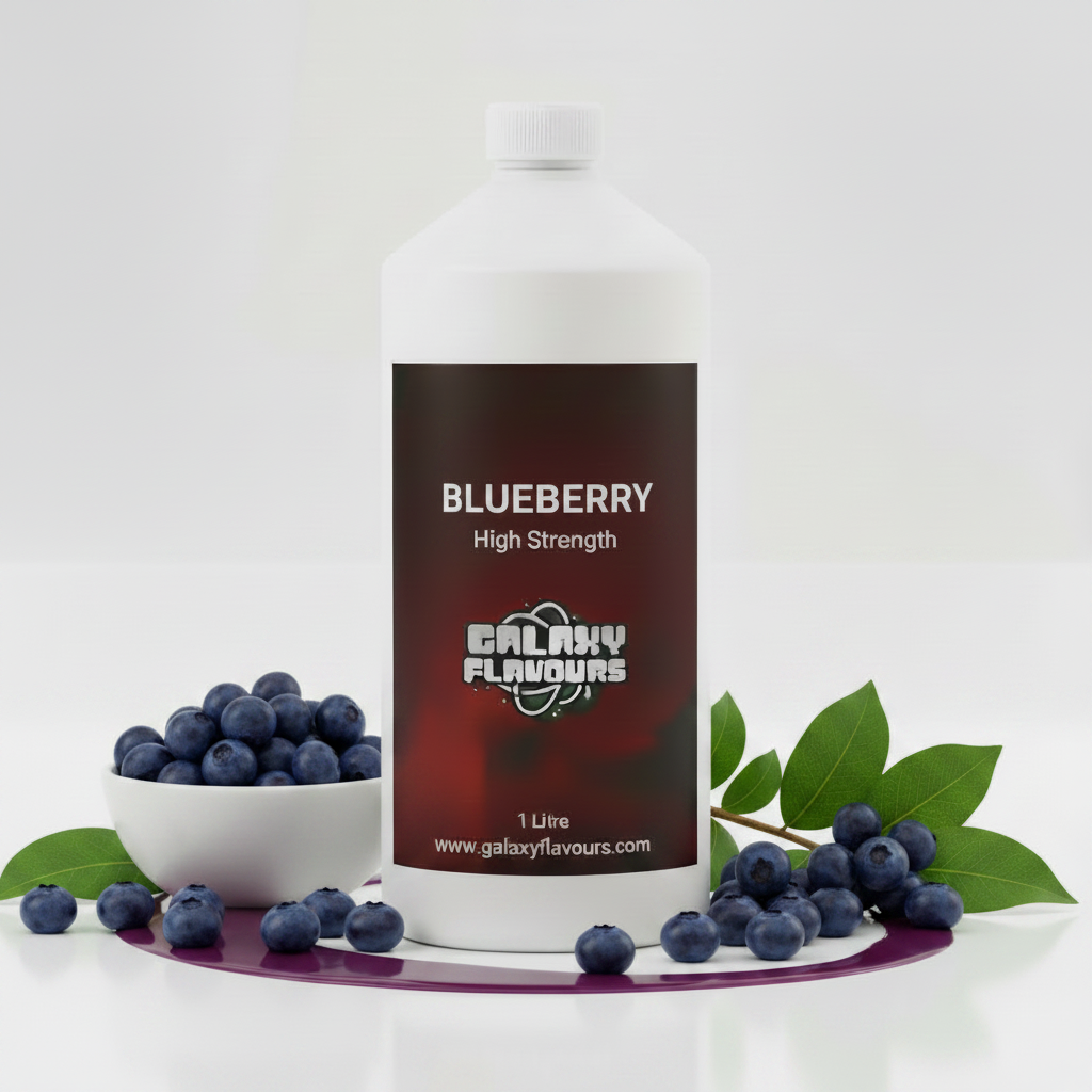 Galaxy Flavours Blueberry Food Flavouring Concentrate – Professional High Strength, Vegan, Gluten-Free