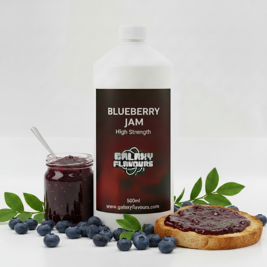 Galaxy Flavours Blueberry Jam Food Flavouring Concentrate – Professional High Strength, Vegan, Gluten-Free