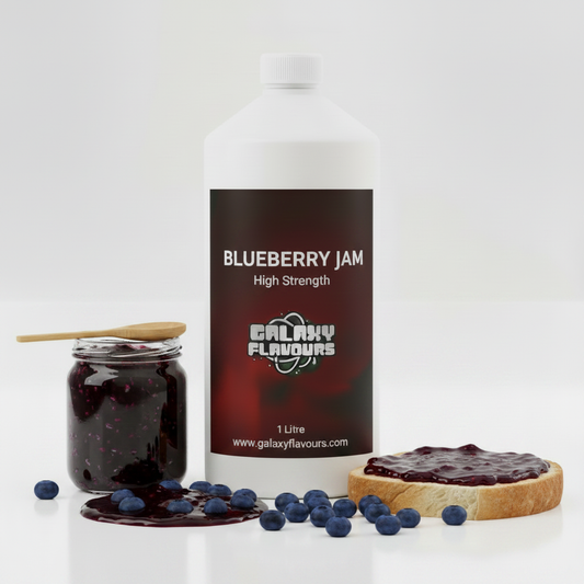 Galaxy Flavours Blueberry Jam Food Flavouring Concentrate – Professional High Strength, Vegan, Gluten-Free
