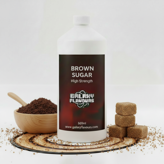 Galaxy Flavours Brown Sugar Food Flavouring Concentrate – Professional High Strength, Vegan, Gluten-Free