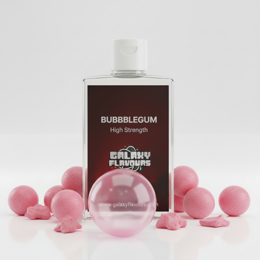 Galaxy Flavours Bubblegum Food Flavouring Concentrate – Professional High Strength, Vegan, Gluten-Free
