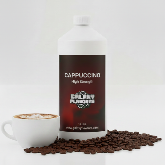 Galaxy Flavours Cappuccino Food Flavouring Concentrate – Professional High Strength, Vegan, Gluten-Free